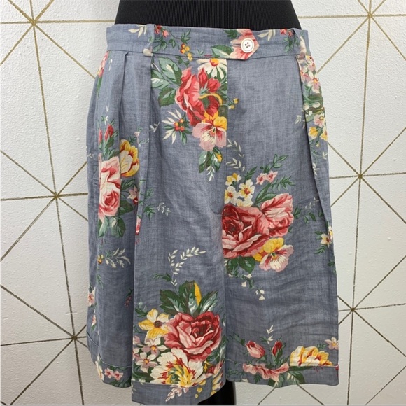 Vintage Retro Ralph Lauren Floral Top and Shorts Set - Picture 3 of 10